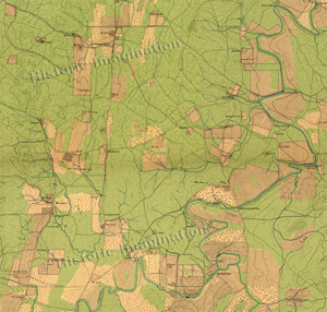 map of chickamauga